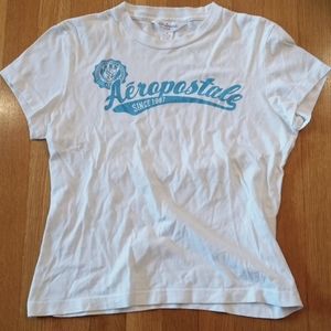 Vintage Aeropostale casual Y2K Graphic Girls Top,Medium